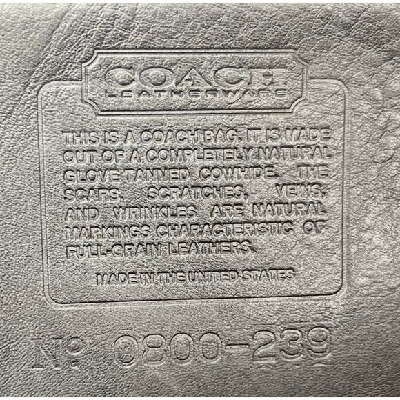 Vintage Coach 5265 Lexington Brief Bag - Picture 11 of 12